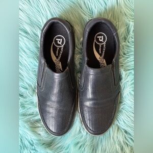 PROPET Men's Logan Nubuck, Nylon, Polyurethane, Rubber Slip On Sneakers - Size 9